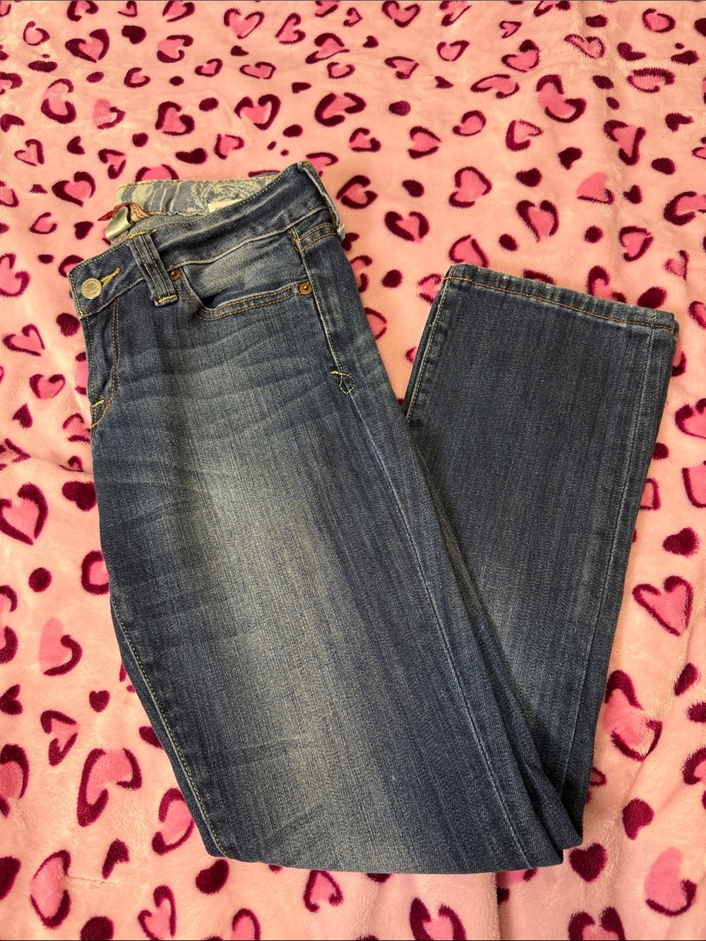 Lucky Brand Straight Leg Jeans in Faded Blue - Picture 10 of 10
